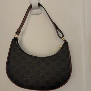 Brown and Black Designer Women's Bag